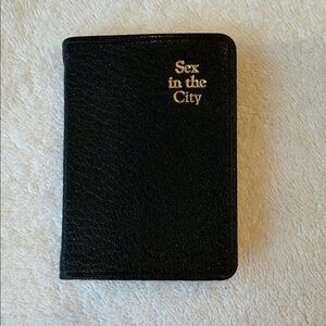 Sex in the City Black Leather Date Book
